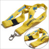 bamboo material neck lanyards with  silkscreen print or woven logo