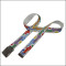 Metal adjustable buckle sublimation custom logo fashion belt