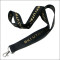 Polyester heat-transferred neck lanyards with printing custom gold logo