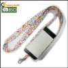 Dye sublimation print on both sides neck lanyards with cell phone