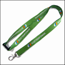 Dye sublimation print on both sides  logo lanyards for bussiness gift
