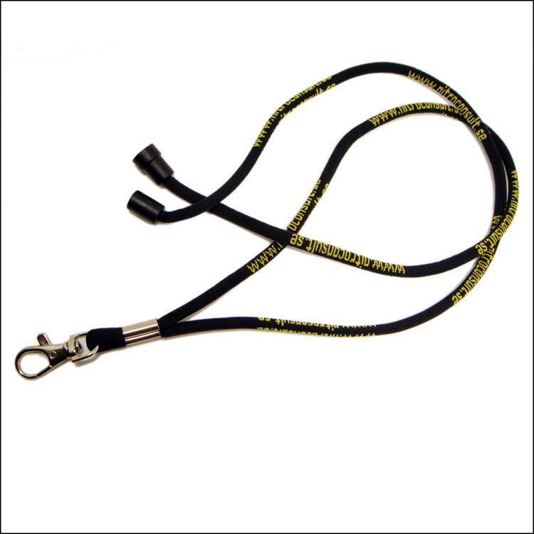 woven logo neck strap