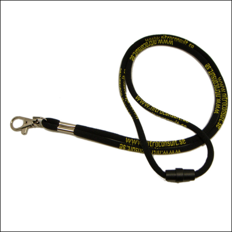 round cord neck strap