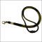 Woven logo round cord neck strap