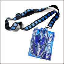 Custom promotional gift polyester neck lanyards with PVC card bag