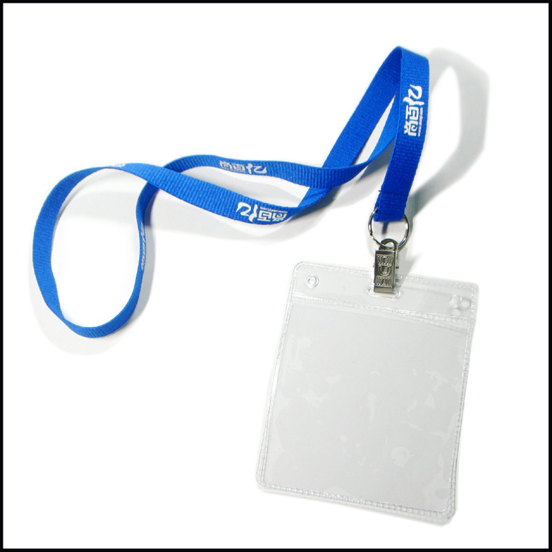 pvc card holder neck lanyards