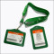 Screen printing logo neck lanyards with business ID card bag