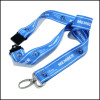 Blue subliamtion Disney logo metal oval hook safety polyester neck lanyards