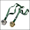 Custom trophy badges award rope sling medal neck strap