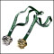 Custom trophy badges award rope sling medal neck strap