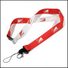 Cell phone polyester neck strap lanyard with card bage holder hook