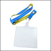 Two sides different color sublimation logo polyester ID card rope neck straps