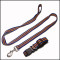 Classic rainbow stripe cotton dog leashes and collar