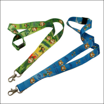 Lovely series sublimation logo neck lanyards