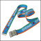 The high quality three colors  belt with printing custom logo