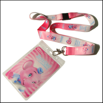 Lanyard sublimation custom logo safety buckle neck strap