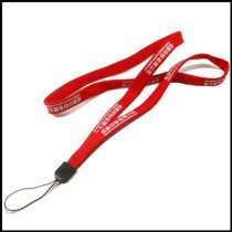 Simple and easy design polyester cell phone holder neck lanyards