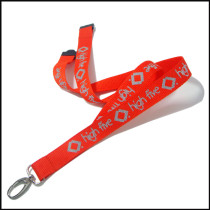 Fashionable and beautiful reflective ink printing  rope night identification sling certificate hanging