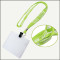 Fluorescent green enterprise publicity narrow band work permit hanging rope staff brand hanging lanyards