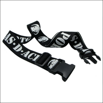 Jacquard character skull travel bag strengthening belt brand promotion gift bag straps
