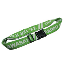 Green adjustable travel identification belt for luggage and luggage belt