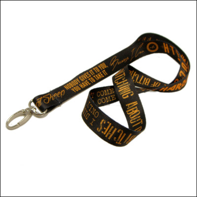 Fine printing can be customized heat transfer printing neck lanyards