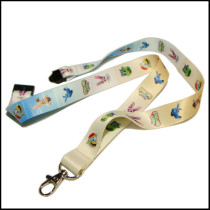 Factory customized cheap sublimation printing polyester safety lanyards