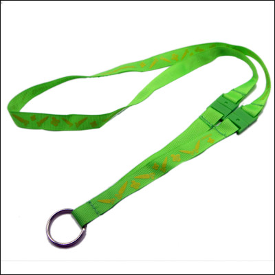 Colorful soft Easter gift polyester soft certificate lanyard keychain safety lanyards