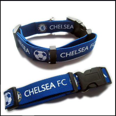 Printing custom logo polyester custom dog leash and dog collar