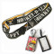 Woven logo polyester travel custom luggage straps and silicon travel tags