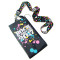Custom fashion fancy printed neck strap show ticket card holder lanyard
