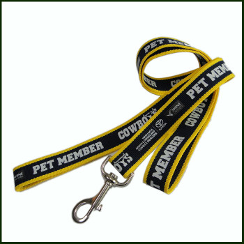 Corporate promotional gifts souvenirs ribbon polyester screen printing logo pet dog leash