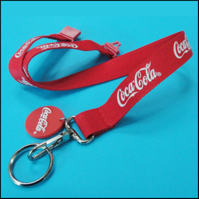 Cocacola design custom logo design enterprise staff hang card lanyard