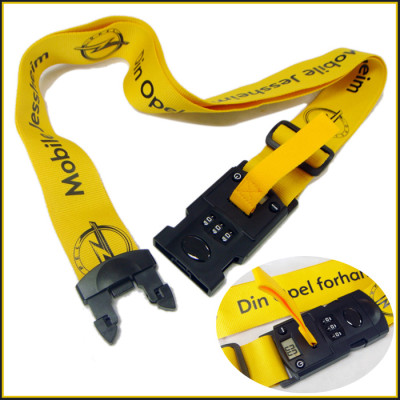 Combination lock can weigh the customs baggage haulage belt branding luggage belt