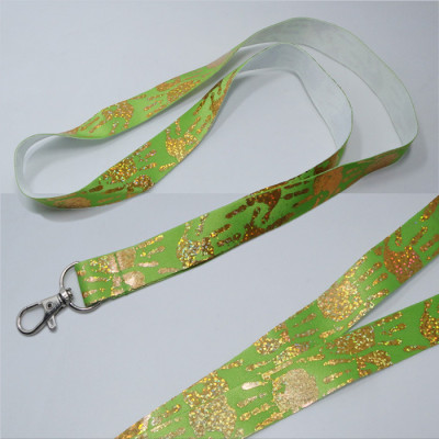 Factory directly gold stamping logo foil stamp gift for staff card straps