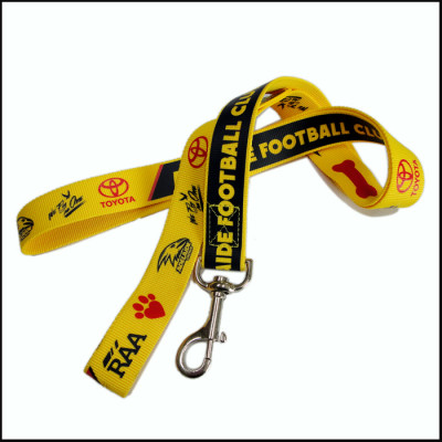 Wholesale premium yellow polyester handles pet dog leash