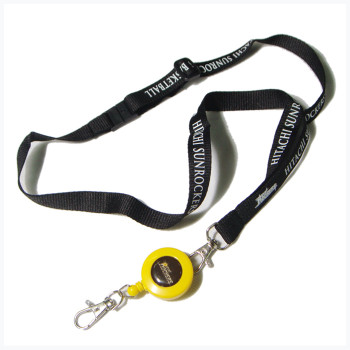Alligator clip ID card holder neck lanyards with holder retractable badge reel