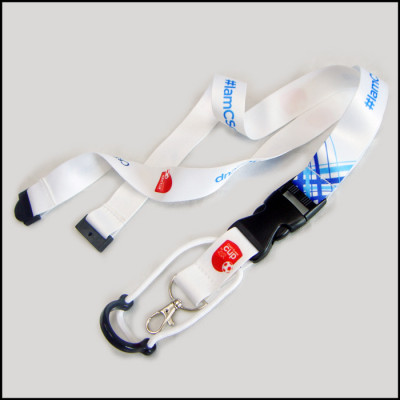 Plastic U bottle holder polyester drinking bottle holder strap