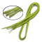 Light color polyester round shoelaces with square special tip
