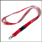 Woven customize LOGO jacquard ribbon hang rope hanging work permit lanyard