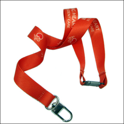 Popular company design straps with business logo tassle for gift