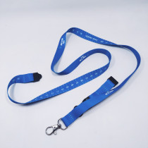 Sublimation graduated logo polyester ruler lanyards