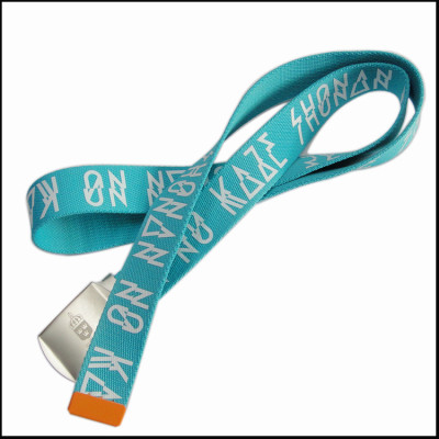 Fashional belt designer color buckle material polyester printed logo fabric belt