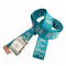 Fashional belt designer color buckle material polyester printed logo fabric belt