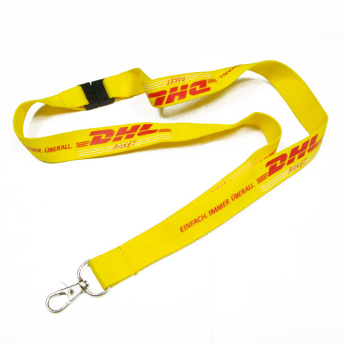 Dhl公司员工工作证件套挂绳企业定制胸牌挂带 东莞展宏织带有限公司 Dhl公司员工工作证件套挂绳企业定制胸牌挂带 东莞展宏织带有限公司
