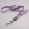 Custom deployment design purple color name badges holder neck strap