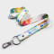 Key ring adverting sublimation logo custom made name badge holder lanyard