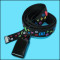 Fashion fabric polyester satin woven logo custom strap weaving belt