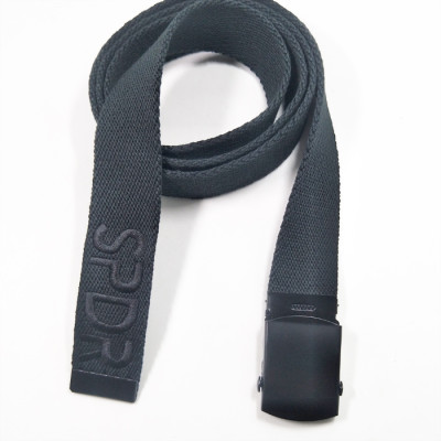 Fashion embroidered custom adverting design logo  nylon man belts