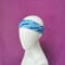 Blue wove cloth swim bandana tube tie corset design printed crop top headbands
